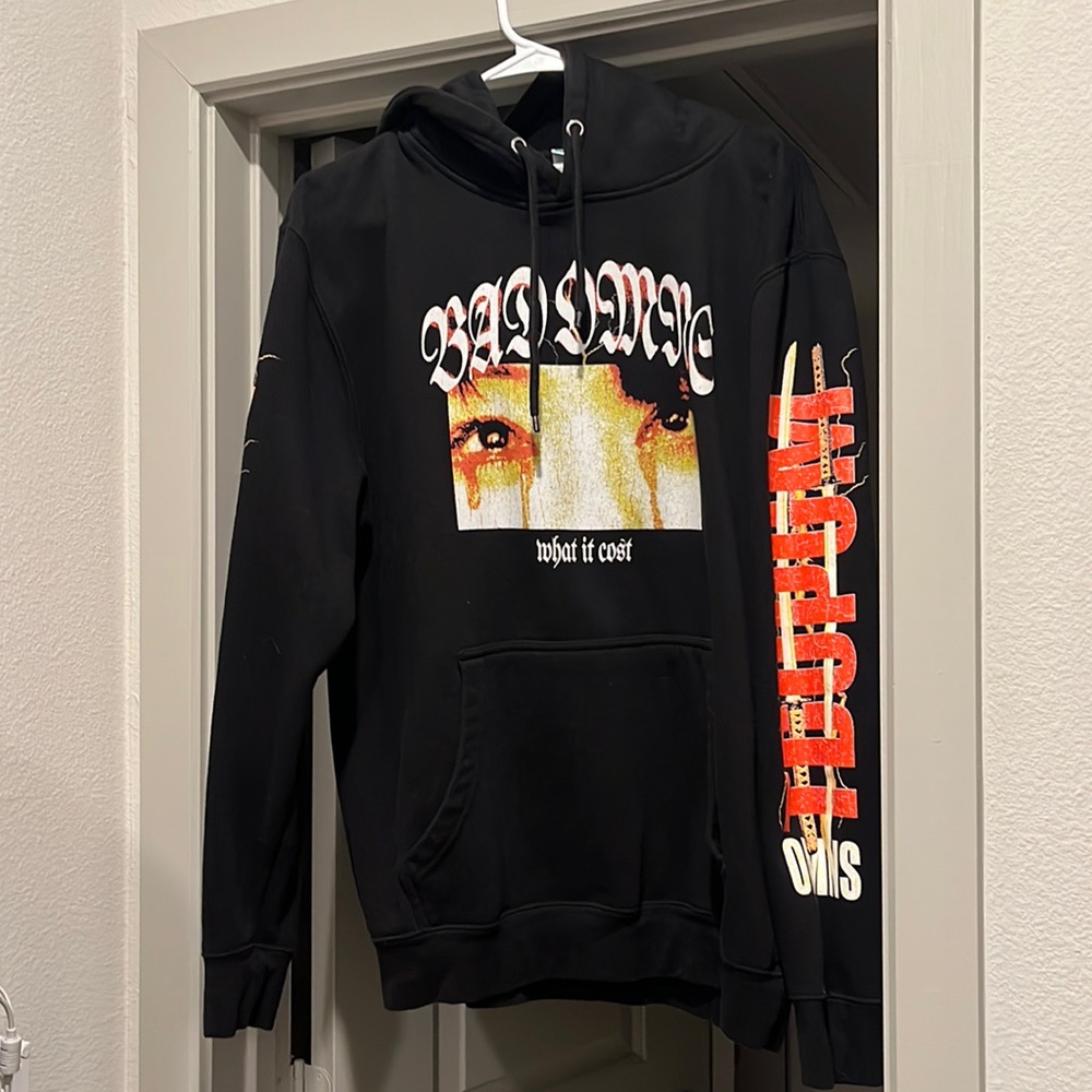 bad omens katana hoodie size L oop rare